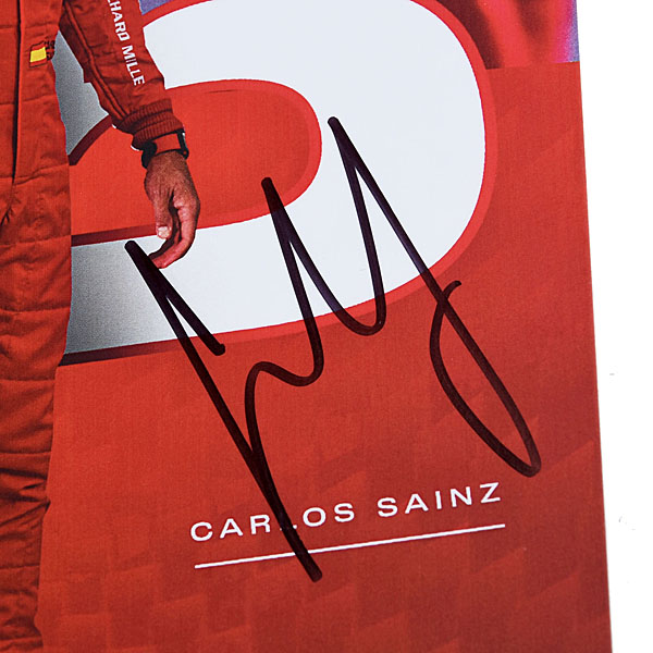 Scuderia Ferrari 2023 Drivers Card -Carlos Sainz Signed-