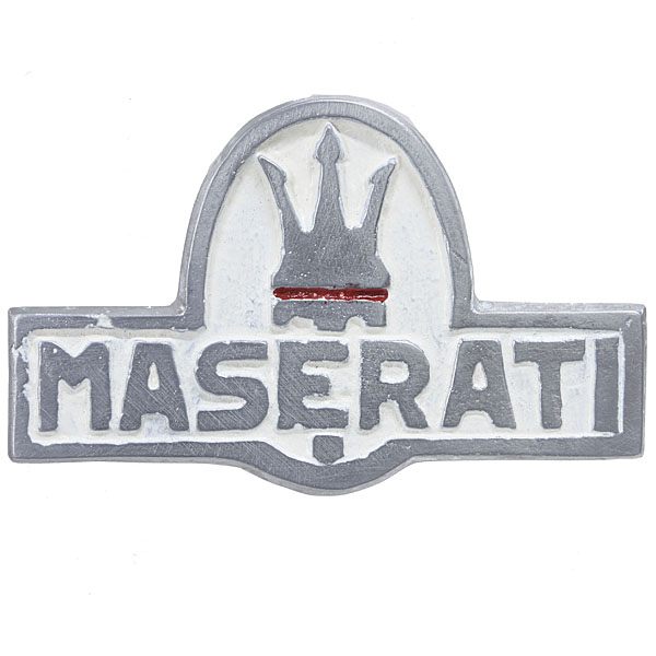 MASERATIアルミロゴオブジェ
