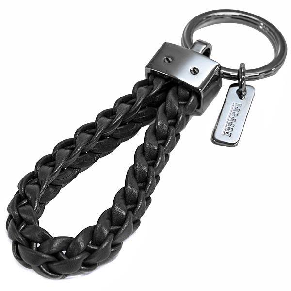 Ferrari Intrecciato Leather Strap Keyring by TODS