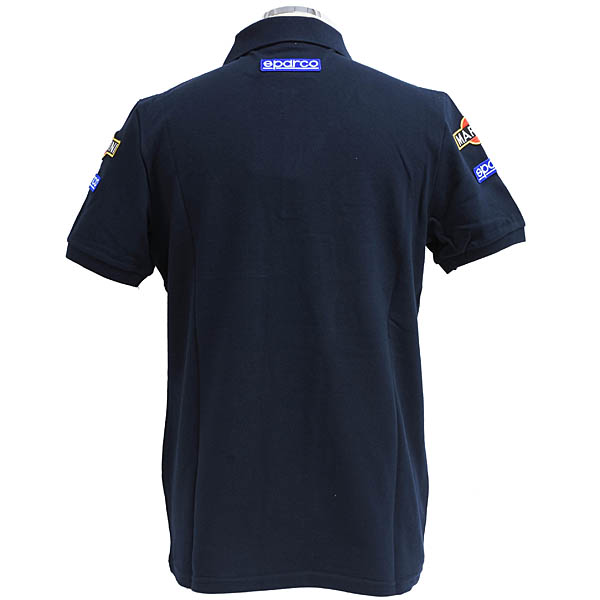 MARTINI RACING Polo Shirts -Stripe-(Navy) by Sparco