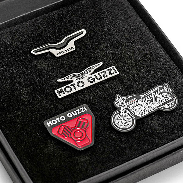 Moto Guzzi Official Essential Pin badge Set