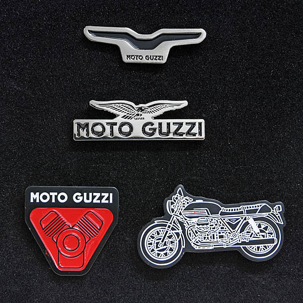 Moto Guzzi Official Essential Pin badge Set