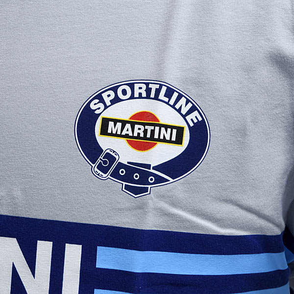 MARTINI RACING Official T-shirts(Gray) by Sparco