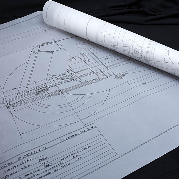 Rendering of the Maserati Tipo V4 1929