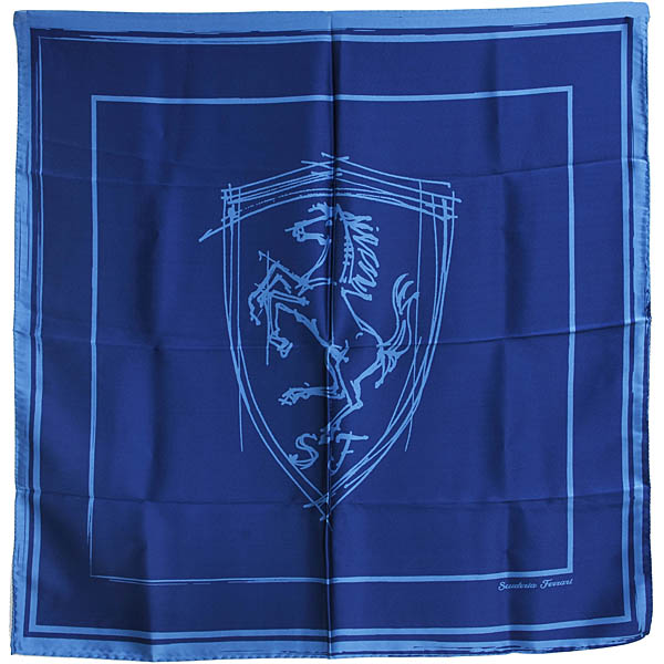 Ferrari genuine Scuded Drawing Silk Scarf