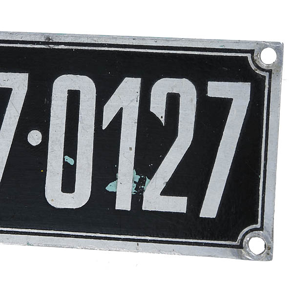 FIAT vintage chassis plate
