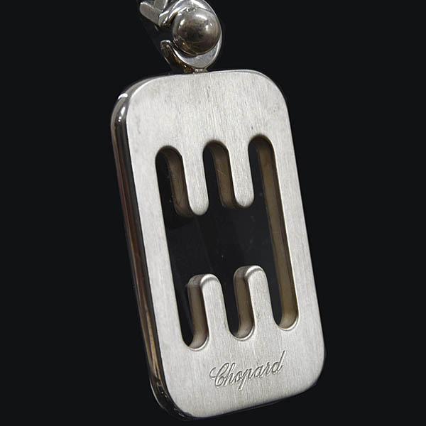 Chopardシフトゲート型ヴィンテージシルバーキーリング