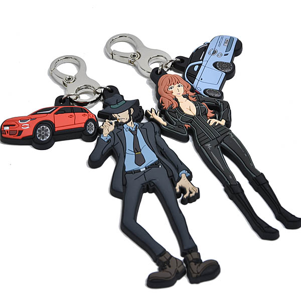 FIAT Official 500 LUPIN THE THIRD Keyring -Jigen-