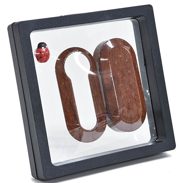 FIAT500 Wood design Key Cover by La Coccino