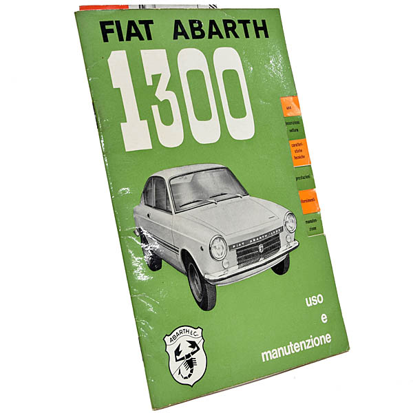 FIAT ABARTH 1300 User Manual 1967
