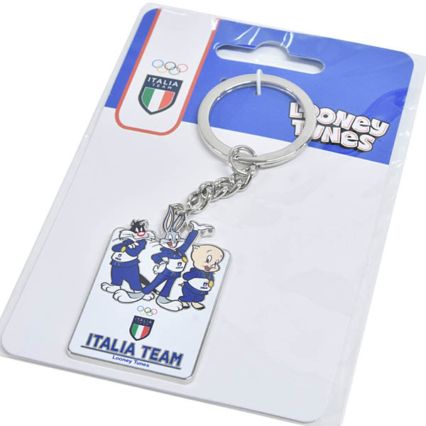 Milano Cortina 2026 Olympic Official ITALIA TEAM Key Ring (LOONEY TUNES)
