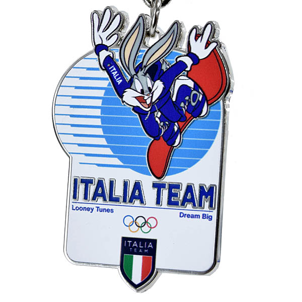 Milano Cortina 2026 Olympic Official ITALIA TEAM Keyring (SNOWBOARDER)