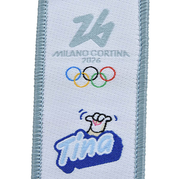 Milano Cortina 2026 Olympic Official Ribbon Keyring (TINA)