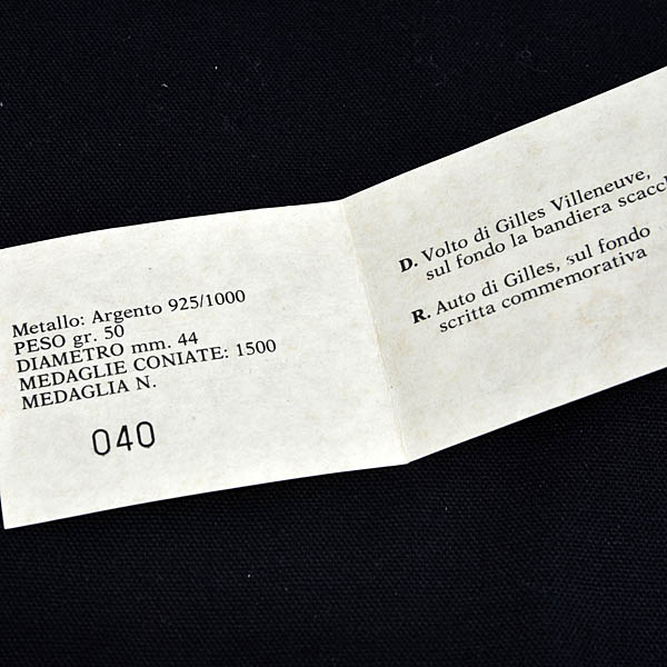 Scuderia Ferrari Gilles Villeneuve�׸�10��ǯ��ǰ����С������