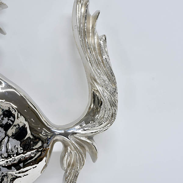 Cavallino object for the wall of Ferrari headquarters (nickel chrome)