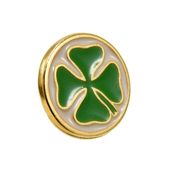 Alfa Romeo (Quadrifoglio) Pin Badge (Green)