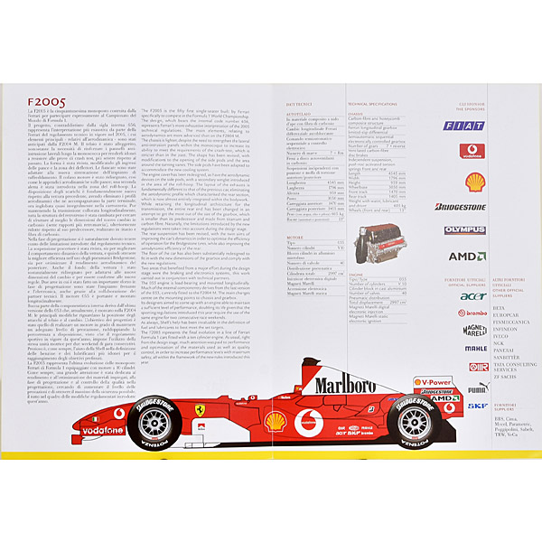 Scuderia Ferrari F2005 Press Card