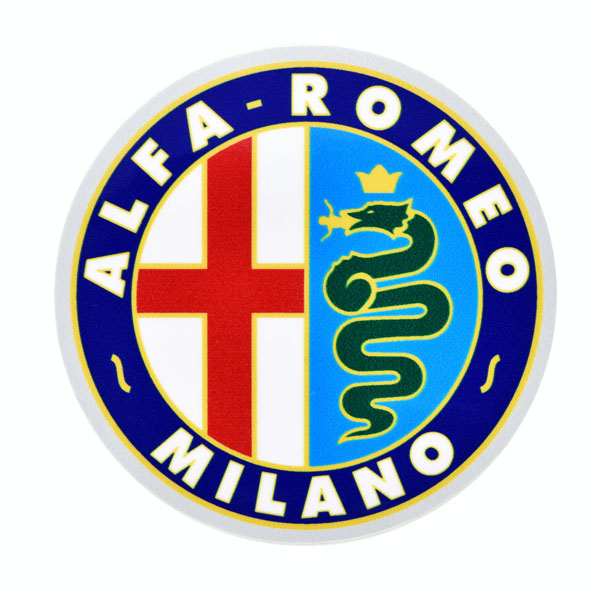 Alfa Romeo Milanoエンブレムステッカー(70mm)