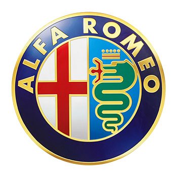 Alfa Romeo純正エンブレムステッカー(300mm)