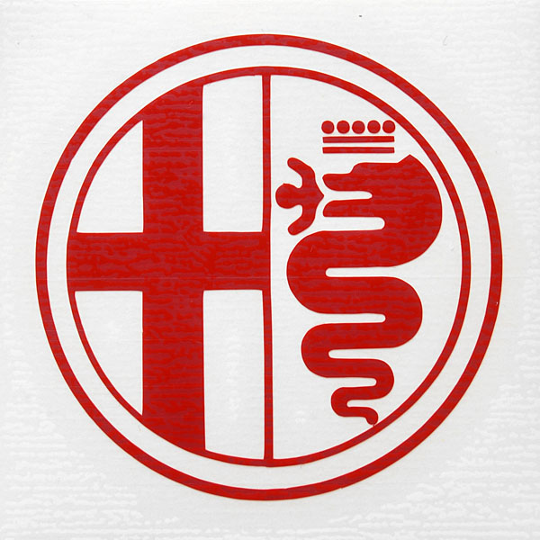 Alfa Romeoエンブレムステッカー(切り抜きタイプ)