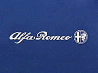 Alfa Romeoロゴ&エンブレムステッカー(クリアベースタイプ/100mm)