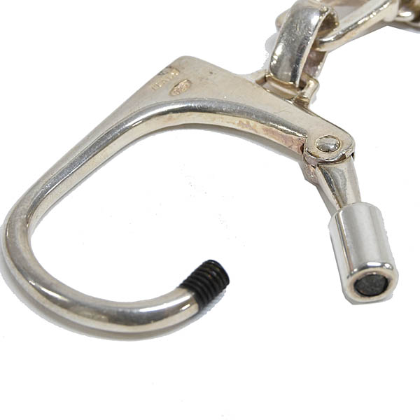 Alfa Romeo Vintage Silver Key Ring