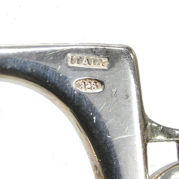 Alfa Romeo Vintage Silver Key Ring