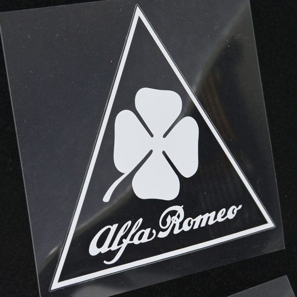 Alfa Romeo Quadrifoglio Sticker(Clear Base)