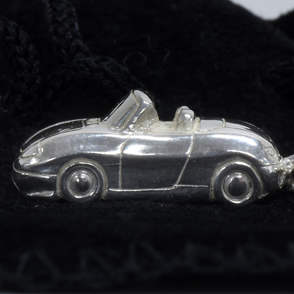 FIAT Barchetta  Sterling Silver Keyring