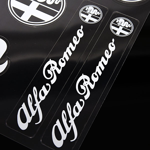 Alfa Romeo Stickers set(White)