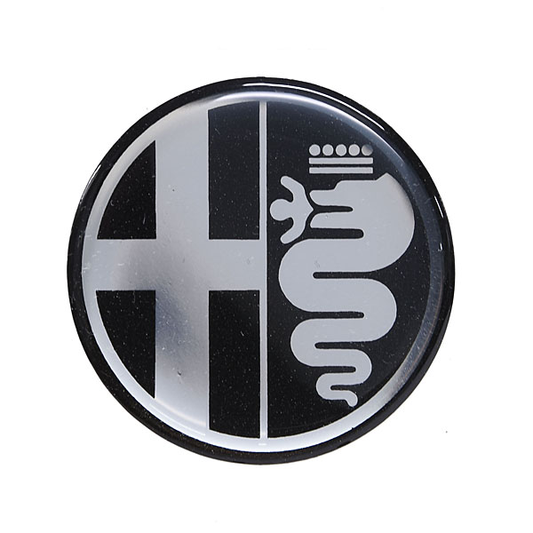 Alfa Romeo Emblem 3D Sticker(Silver/Black)35mm