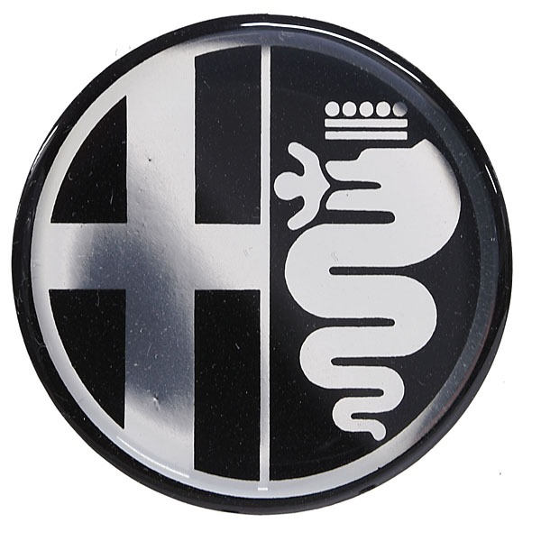 Alfa Romeo Emblem 3D Sticker(Silver/Black)35mm