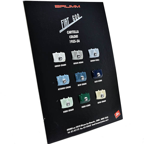 FIAT 600 Engine Hood Color Sample 1955-56 by BRUMM