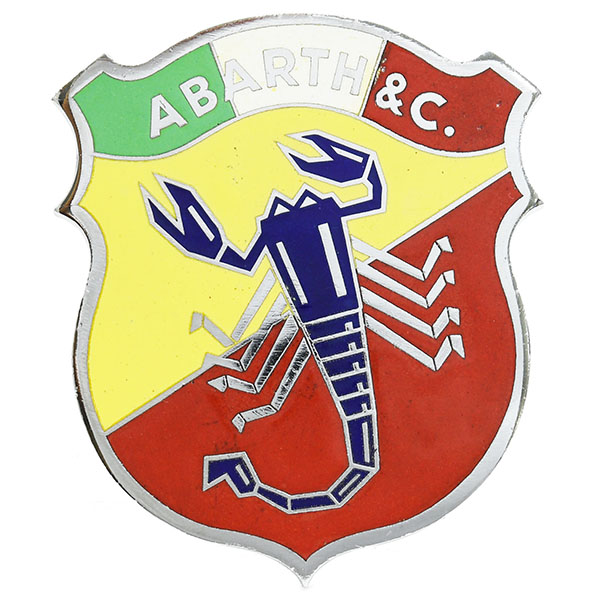 ABARTH&C Emblem (Vertical Tricolor/Cloisonne)F