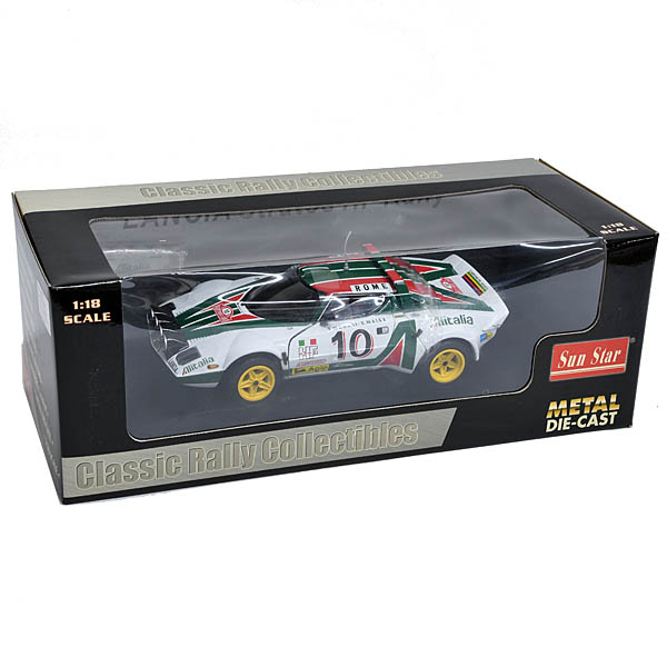 1/18 LANCIA STRATOS HF 1976 Monte Carlo Rally Winner #10 Miniature Model