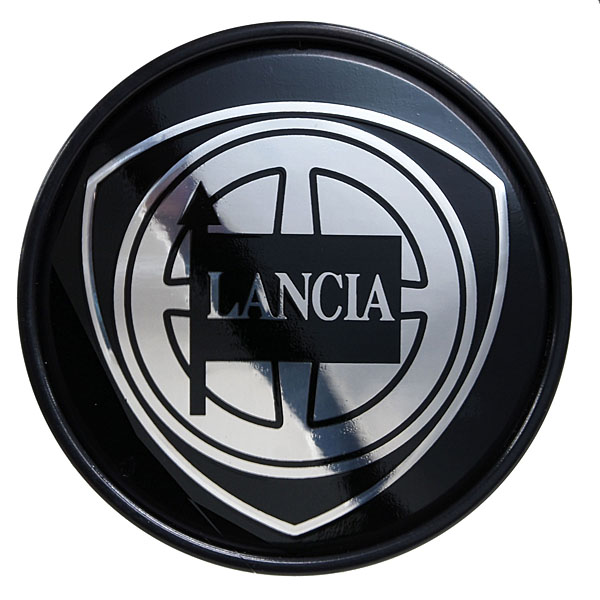LANCIA Wheel Center Cap (Black/Chrome)