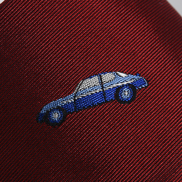 ZAGATO CAR CLUB Tie(Bordeaux)