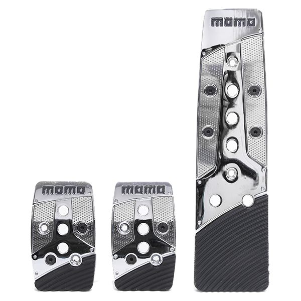 MOMO Aluminium 3 Pedal Set -STEALTH-(Chrome)