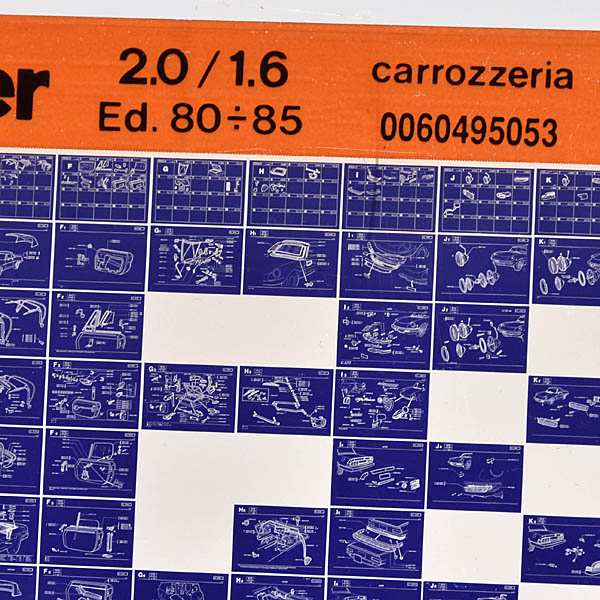 Alfa Romeo Spider80-85�ѡ��ĥޥ˥奢��ޥ������ե��å���(Body��)