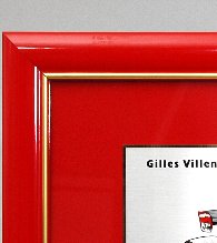 Ferrari Gilles Villeneuve Plate with Frame