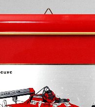 Ferrari Gilles Villeneuve Plate with Frame