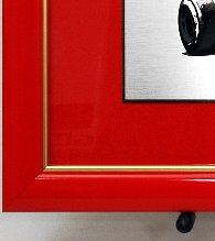 Ferrari Gilles Villeneuve Plate with Frame