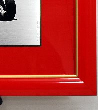 Ferrari Gilles Villeneuve Plate with Frame