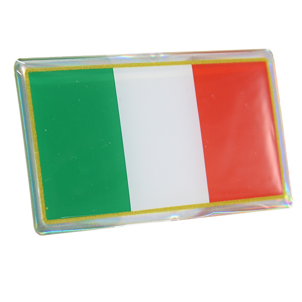 Italian Flag 3D Sticker(78mm)