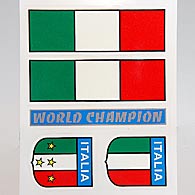Italian Flag Sticker Set
