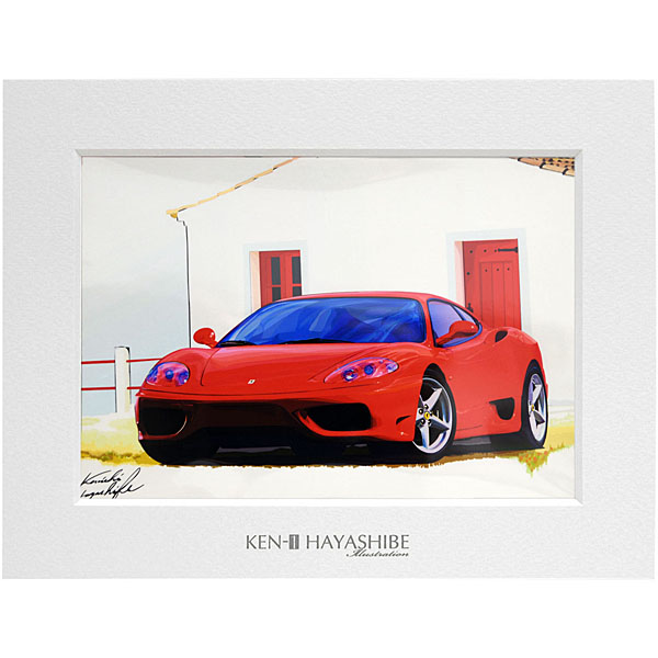 Ferrari 360Modena Irrustration by Kenichi Hayashibe