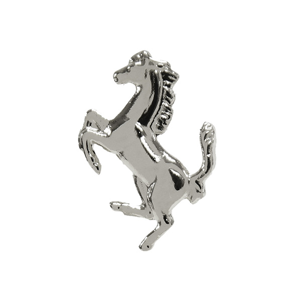 Ferrari Cavallino Pin Badge(Chrome Silver)