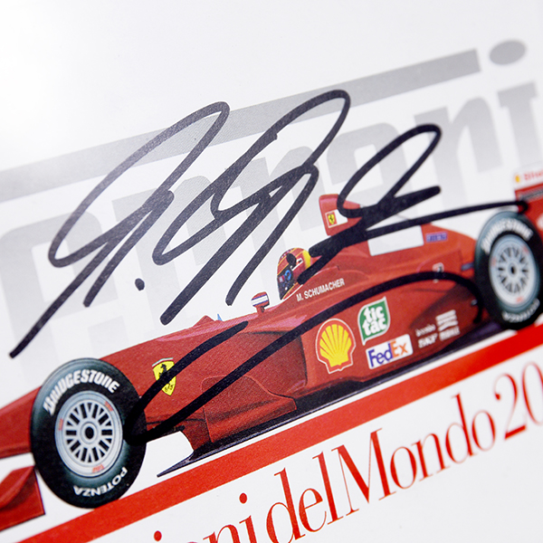 M.Schumacher Signed F1-2000 Post Card