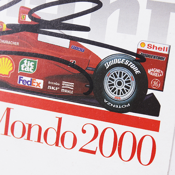 M.Schumacher Signed F1-2000 Post Card