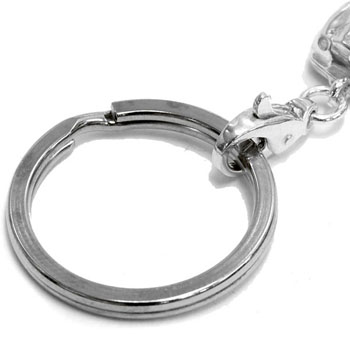 Alfa 75 Sterling silver Keyring